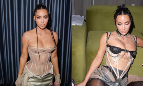 Kim Kardashian a întors toate privirile într-o lenjerie transparentă la ziua ei de naștere
