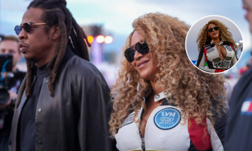 Beyonce a întors toate privirile la Formula 1 din Las Vegas într-o salopetă cu decolteu