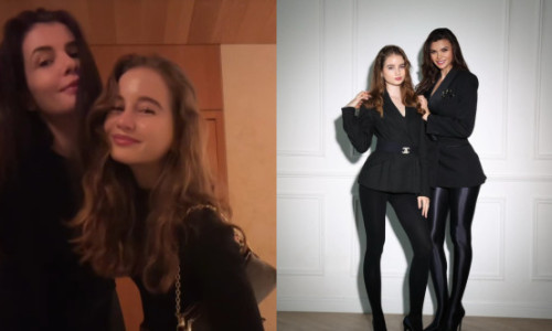 Imagini rare cu Irina Columbeanu și Monica Gabor. Fiica lui Irinel s-a întors în Malibu și o numește pe Monica „Moni Bomboni”