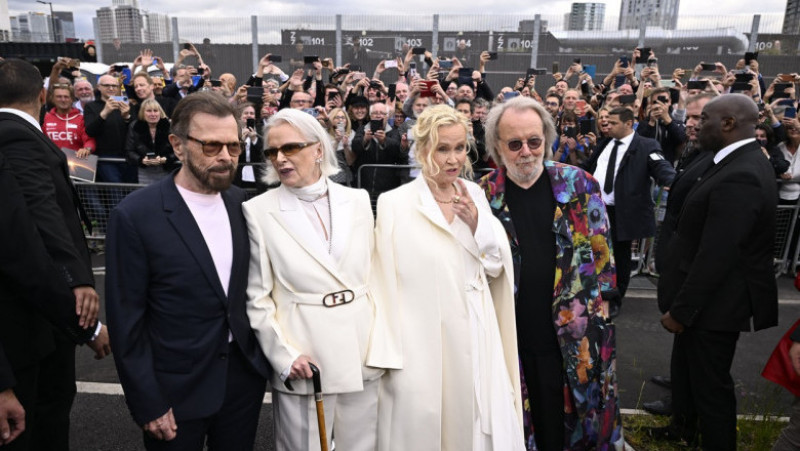Membrii trupei ABBA au lucrat din 2016 la proiectul concertului lor cu holograme Foto: Profimedia Images