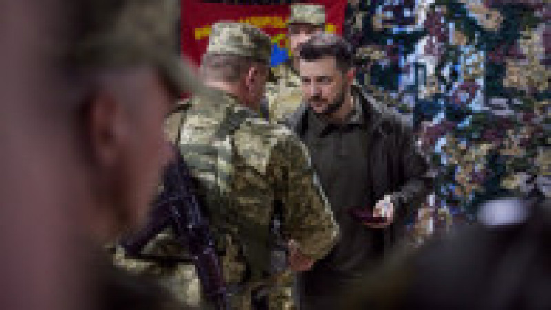 Volodimir Zelenski a mers la Harkov și i-a decorat pe soldații ucraineni Foto: president.gov.ua | Poza 19 din 23