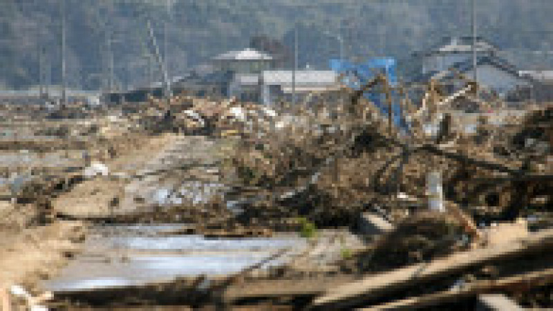 În urma unui seism cu magnitudinea 9 grade şi a unui tsunami produse pe 11 martie 2011, accidentul de la Fukushima a condus la eliberarea unor emisii radioactive semnificative în aer, apă şi sol în regiunea centralei nucleare. Sursa foto: Profimedia Images | Poza 51 din 55
