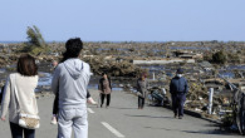 În urma unui seism cu magnitudinea 9 grade şi a unui tsunami produse pe 11 martie 2011, accidentul de la Fukushima a condus la eliberarea unor emisii radioactive semnificative în aer, apă şi sol în regiunea centralei nucleare. Sursa foto: Profimedia Images | Poza 46 din 55