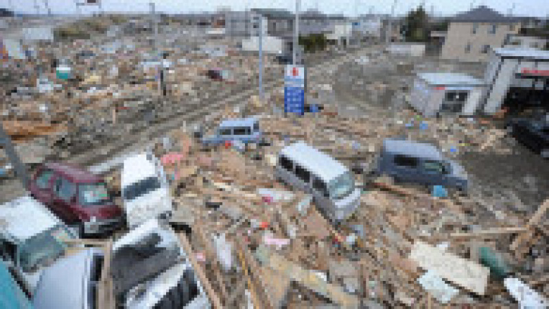 În urma unui seism cu magnitudinea 9 grade şi a unui tsunami produse pe 11 martie 2011, accidentul de la Fukushima a condus la eliberarea unor emisii radioactive semnificative în aer, apă şi sol în regiunea centralei nucleare. Sursa foto: Profimedia Images | Poza 27 din 31