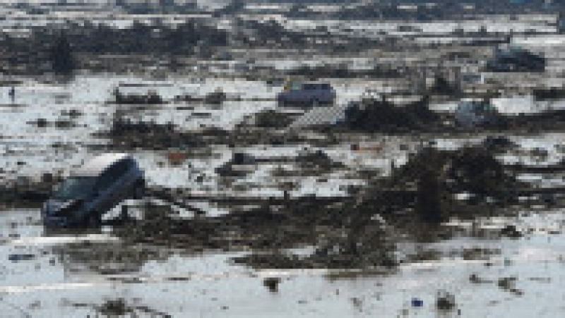În urma unui seism cu magnitudinea 9 grade şi a unui tsunami produse pe 11 martie 2011, accidentul de la Fukushima a condus la eliberarea unor emisii radioactive semnificative în aer, apă şi sol în regiunea centralei nucleare. Sursa foto: Profimedia Images | Poza 35 din 55