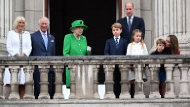 Patru generații prezente în balconul Palatului Buckingham Foto: Profimedia Images | Poza 12 din 13