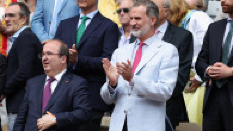 Regele Spaniei Felipe al VI-lea aplaudă performanța lui Rafael Nadal Foto: Profimedia Images | Poza 2 din 25