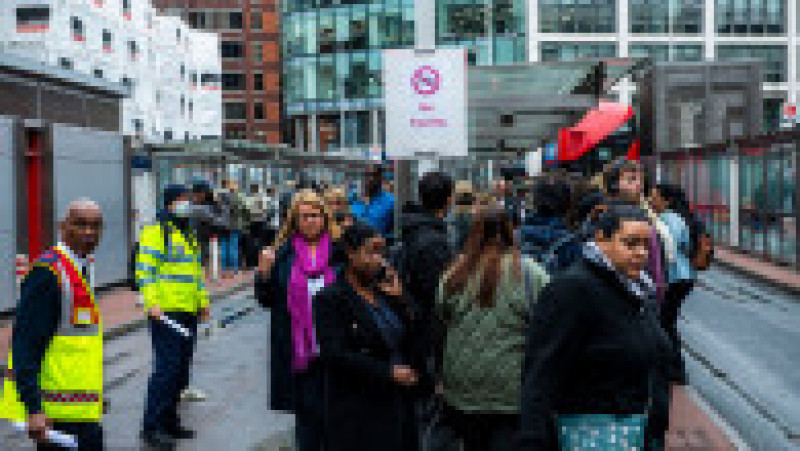 Este haos în transportul public din Londra, după ce angajații de la metrou au intrat în grevă. FOTO: Profimedia Images | Poza 9 din 10