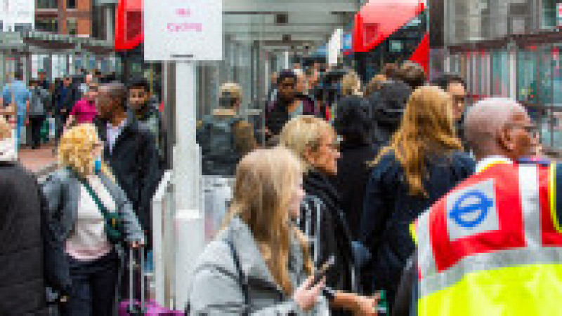 Este haos în transportul public din Londra, după ce angajații de la metrou au intrat în grevă. FOTO: Profimedia Images | Poza 2 din 10