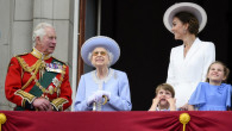 Micul prinț Louis a făcut deliciul presei și al publicului cu grimasele sale la parada Trooping the Colour de la Jubileul Reginei Elisabeta a II-a Foto: Profimedia Images | Poza 35 din 53