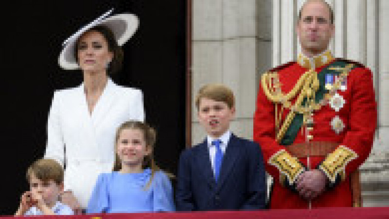 Ducii de Cambridge și cei trei copii ai lor: Louis (stânga), Charlotte și George Foto: Profimedia Images | Poza 23 din 34