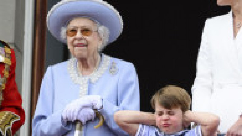 Micul prinț Louis, în vârstă de 4 ani, a făcut deliciul presei și al publicului cu grimasele sale la parada de la Jubileul Reginei Elisabeta a II-a Foto: Profimedia Images | Poza 28 din 53