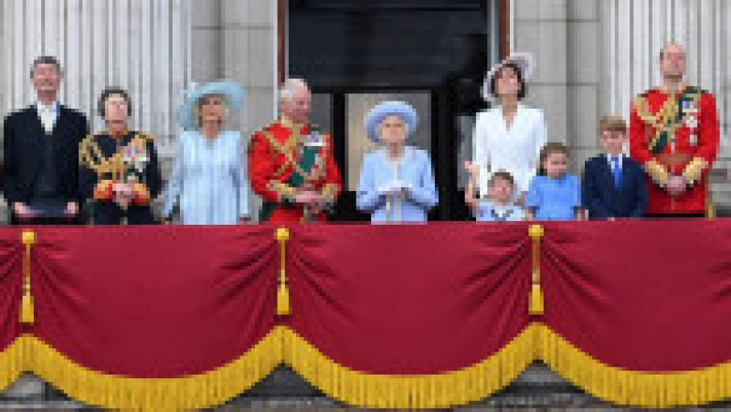Micul prinț Louis a făcut deliciul presei și al publicului cu grimasele sale la parada Trooping the Colour de la Jubileul Reginei Elisabeta a II-a Foto: Profimedia Images | Poza 6 din 46