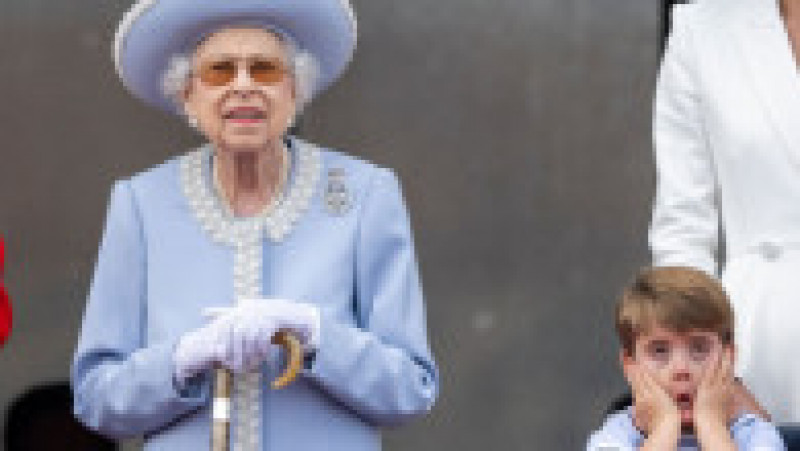 Prințul Louis a delectat publicul cu mimicile sale surprinse în balconul Palatului Buckingham Foto: Profimedia Images | Poza 32 din 53