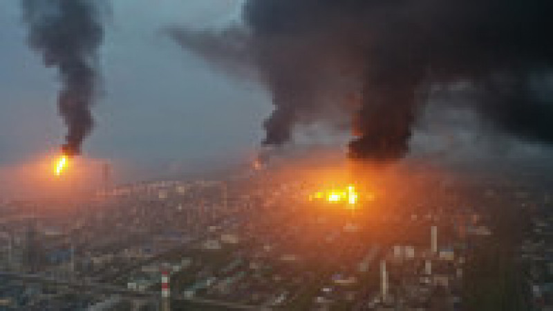 Explozie puternică urmată de incendii la o uzină chimică din Shanghai Foto: Profimedia Images | Poza 2 din 8
