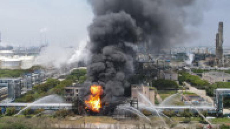 Explozie puternică urmată de incendii la o uzină chimică din Shanghai Foto: Profimedia Images | Poza 4 din 8