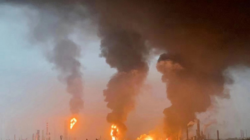 Explozie puternică urmată de incendii la o uzină chimică din Shanghai Foto: Profimedia Images