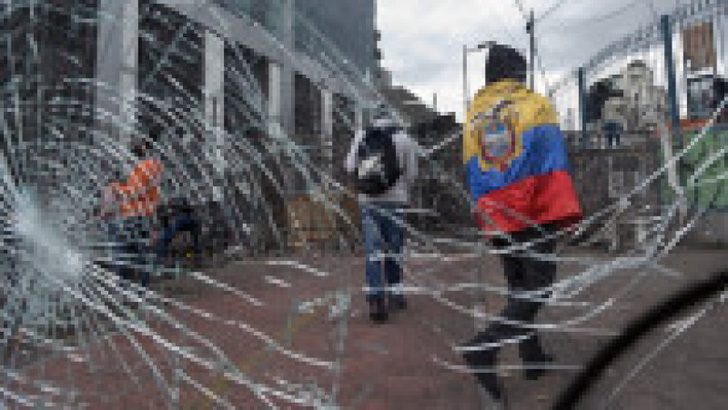Proteste în Ecuador după creșterea prețurilor la combustibili. Foto: Profimedia Images | Poza 1 din 11