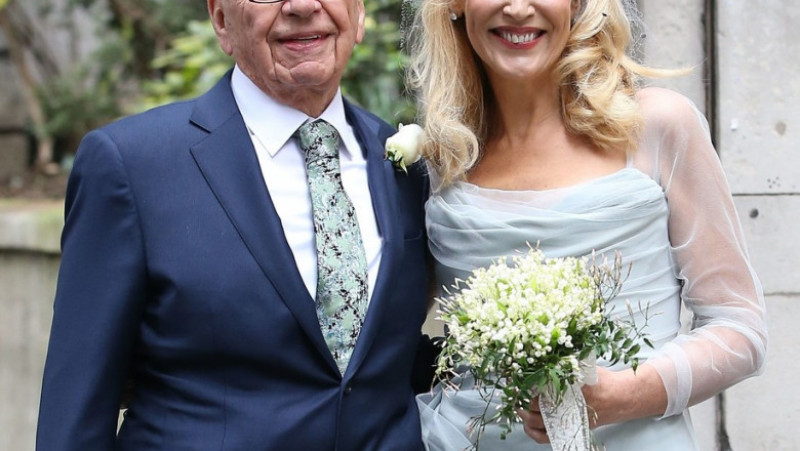 Miliardarul Rupert Murdoch a divorțat la 91 de ani de a 4-a soție, Jerry Hall FOTO: Profimedia Images