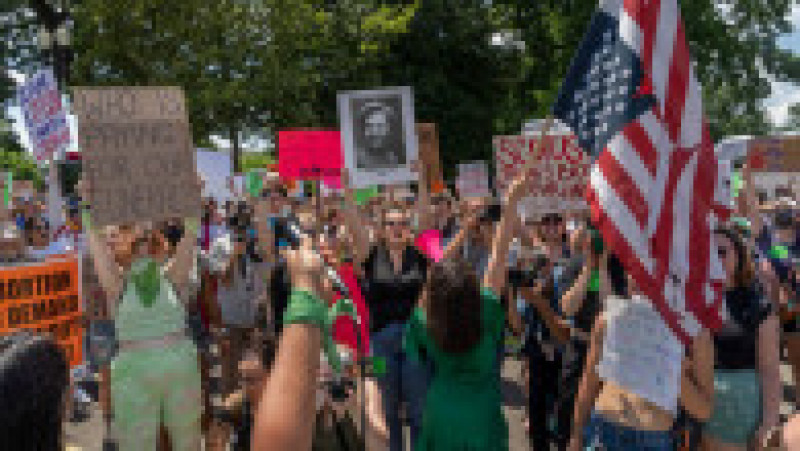 În SUA au loc proteste masive după anularea dreptului la avort de către Curtea Supremă Foto: Profimedia Images | Poza 10 din 11
