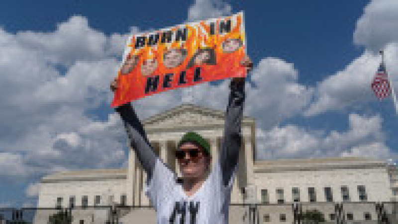 În SUA au loc proteste masive după anularea dreptului la avort de către Curtea Supremă Foto: Profimedia Images | Poza 7 din 11