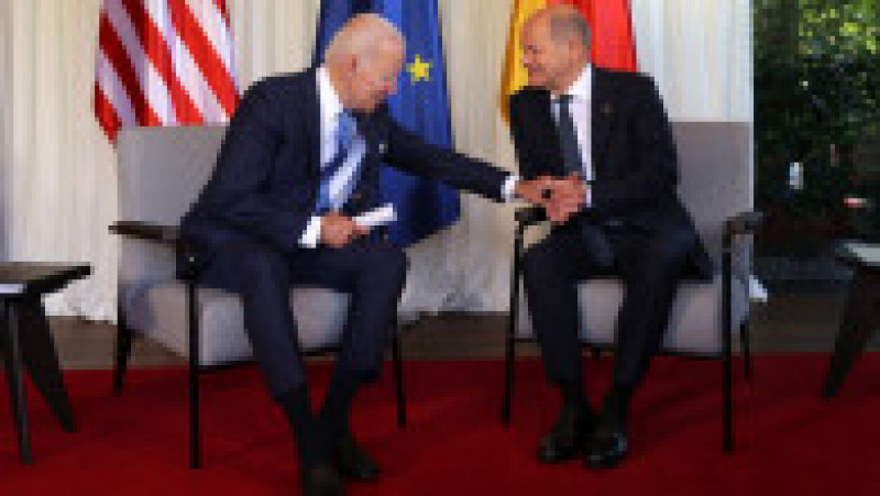 Olaf Scholz și Joe Biden. Foto: Profimedia Images | Poza 6 din 14