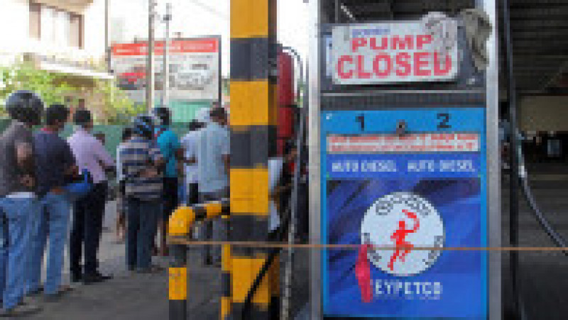 Sri Lanka interzice vânzarea de benzină și motorină către populație. Sursa foto: Profimedia Images | Poza 18 din 51