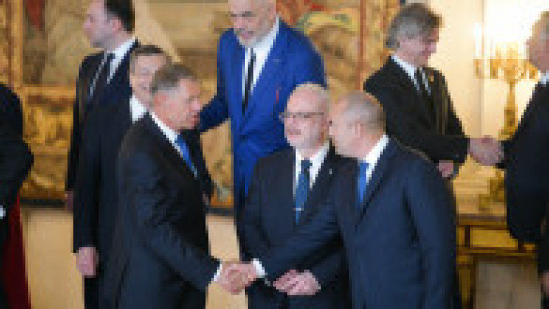 Preşedintele Iohannis, la dineul de gală oferit în onoarea şefilor de stat şi de guvern care participă la Summitul NATO. Foto: presidency.ro | Poza 4 din 9