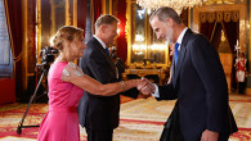 Şeful statului a fost însoţit la dineu de soţia sa, Carmen Iohannis. Foto: presidency.ro | Poza 1 din 9