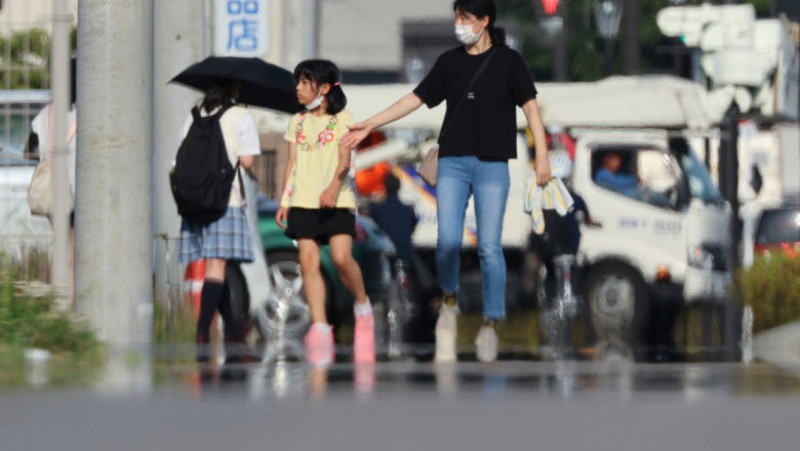 A fost cea mai fierbinte zi din Japonia, începând din 1875. FOTO: Profimedia Images