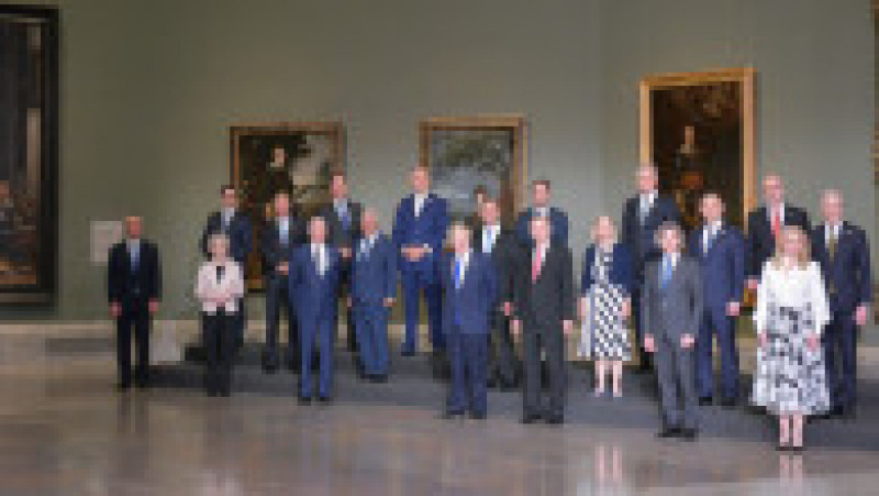 Klaus Iohannis, la dineul liderilor NATO de la Muzeul Prado din Madrid. Foto: Administrația Prezidențială | Poza 2 din 6