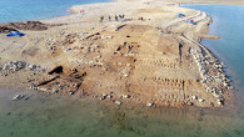 Un oraș vechi de 3.400 de ani din imperiul dispărut Mittani a ieșit la suprafață din cauza secetei extreme. Foto: Universitatea Tubingen | Poza 4 din 11