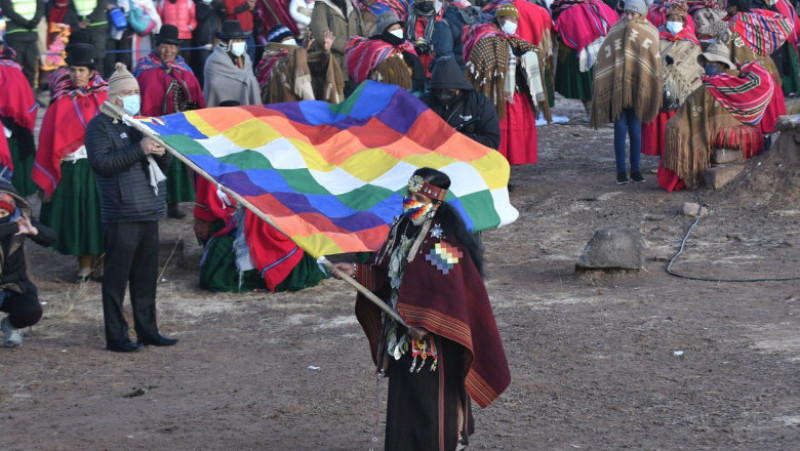 Ceremonie de solstițiu în Bolivia. Foto: Profimedia Images