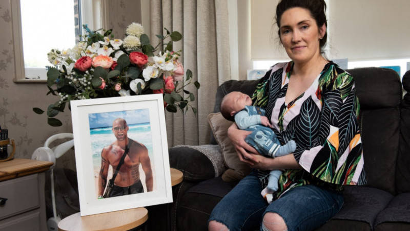 Lauren McGregor a născut copilul soțului ei la 2 ani după ce acesta a murit FOTO: Profimedia Images