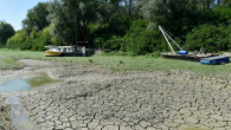 Nordul Italiei trece prin cea mai gravă secetă din ultimii 70 de ani, fluviul Pad secând pe anumite porțiuni ale cursului său. Foto - Profimedia Images | Poza 9 din 10