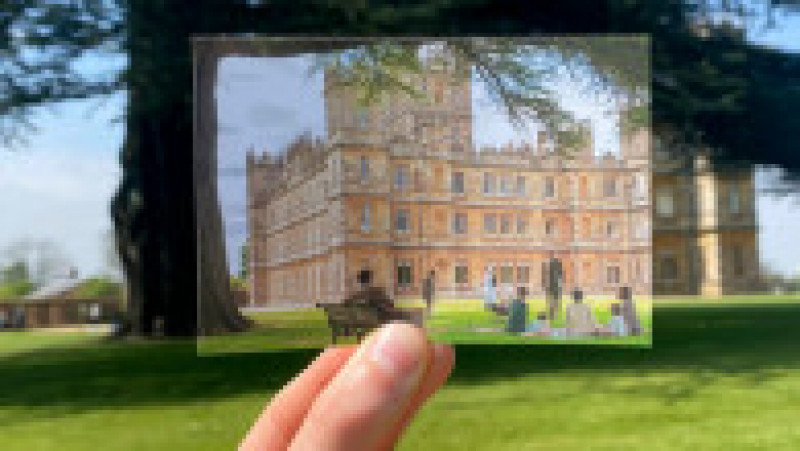 Locul în care s-a filmat o scenă din serialul Downton Abbey. Sursa foto: Profimedia Images | Poza 10 din 25