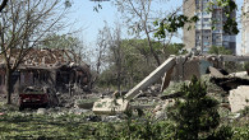 Sanatoriul din Sergheevca, regiunea Odesa, bombardat de ruși. Foto: Profimedia | Poza 2 din 10