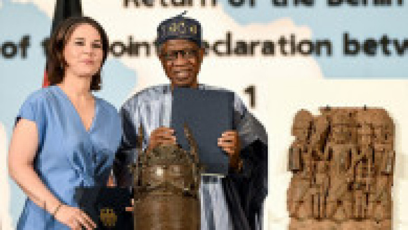 Germania a predat Nigeriei primele bronzuri de Benin furate în perioada colonială. Foto: Profimedia | Poza 8 din 11