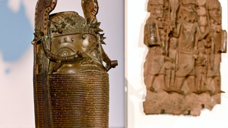 Germania a predat Nigeriei primele bronzuri de Benin furate în perioada colonială. Foto: Profimedia