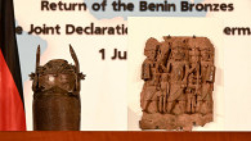 Germania a predat Nigeriei primele bronzuri de Benin furate în perioada colonială. Foto: Profimedia | Poza 3 din 11