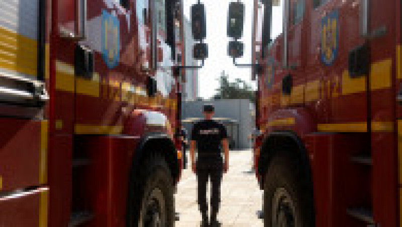 Pompierii români au fost detașați în Grecia, pentru a ajuta la stingerea incendiilor de vegetație. Foto: Profimedia | Poza 2 din 8