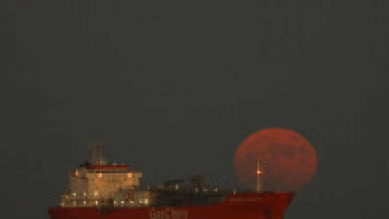 Superluna văzută în Limasol, Cipru. Foto: Profimedia | Poza 5 din 13