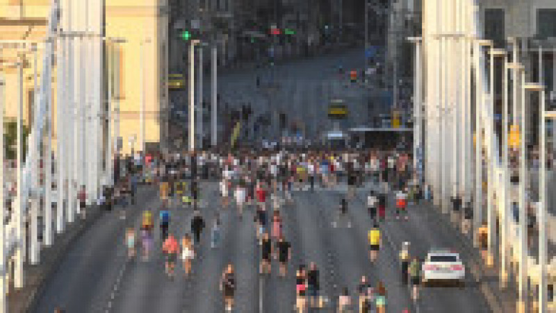 Proteste la Budapesta față de creșterea taxelor Foto: Profimedia Images | Poza 25 din 34