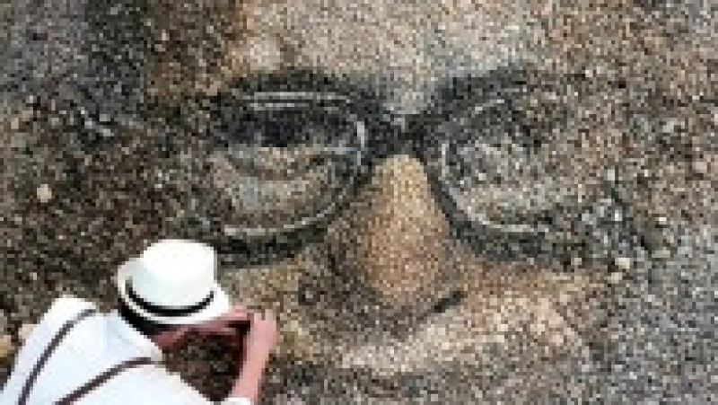 Un artist britanic realizează portrete uluitoare din pietricele obișnuite Foto: Profimedia Images | Poza 5 din 21