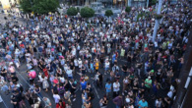 Proteste la Budapesta față de creșterea taxelor Foto: Profimedia Images | Poza 27 din 34