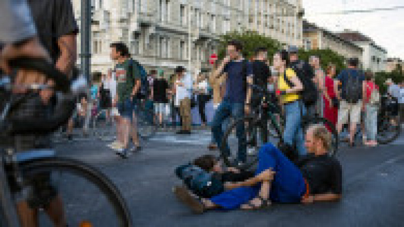 Proteste la Budapesta față de creșterea taxelor Foto: Profimedia Images | Poza 18 din 34