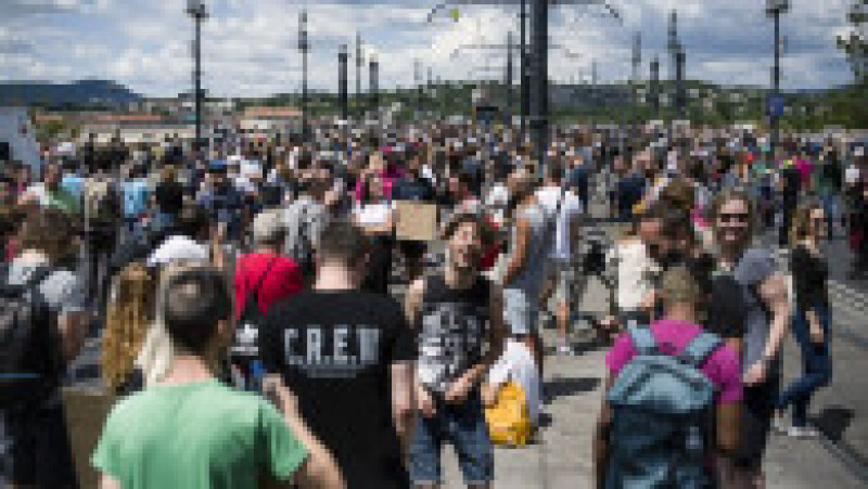 Proteste la Budapesta față de creșterea taxelor Foto: Profimedia Images | Poza 29 din 34