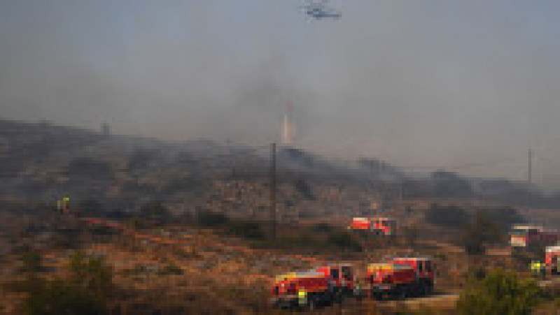 Europa, devastată de incendii în mijlocul unui val de caniculă Foto: Profimedia Images | Poza 7 din 63