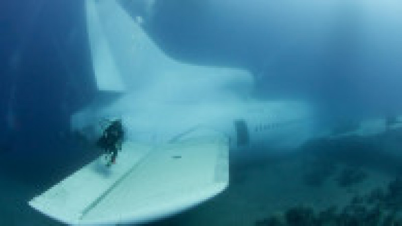 Un avion Lockheed Martin L1011 Tristar a fost scufundat intenționat în Marea Roșie. Foto: Profimedia | Poza 11 din 12