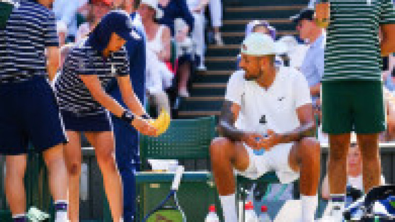 Pe parcursul turneului de la Wimbledon, Nick Kyrgios a cumulat amenzi în total de 17.000 dolari. Foto-Profimedia Images | Poza 7 din 11